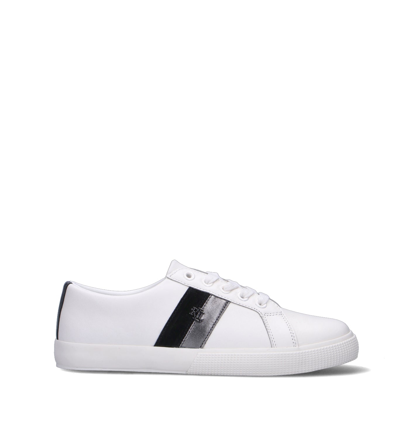 RALPH LAUREN Sneaker donna bianca in pelle