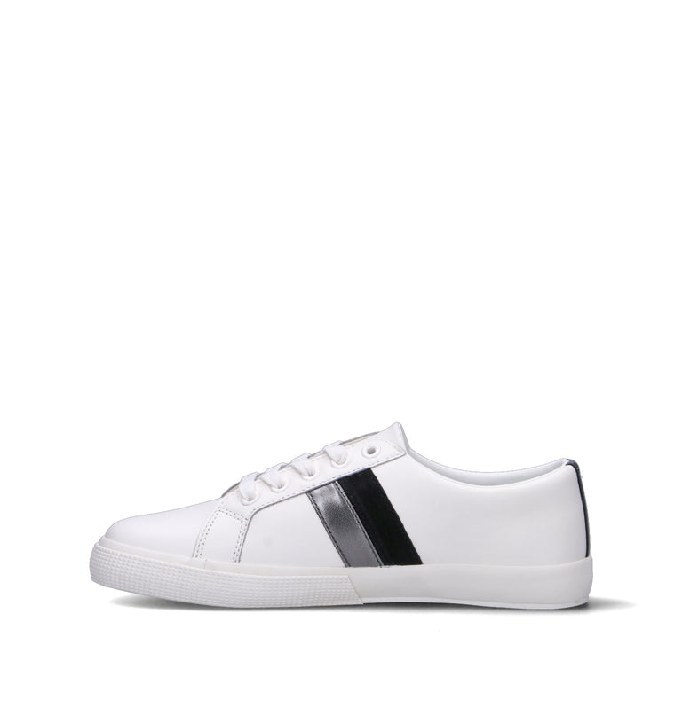 RALPH LAUREN Sneaker donna bianca in pelle