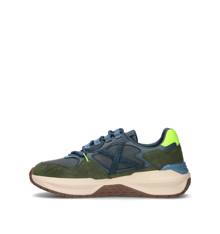 MUNICH NEXA Sneaker uomo blu in pelle
