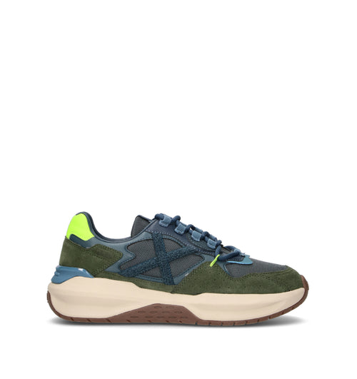 MUNICH NEXA Sneaker uomo blu in pelle