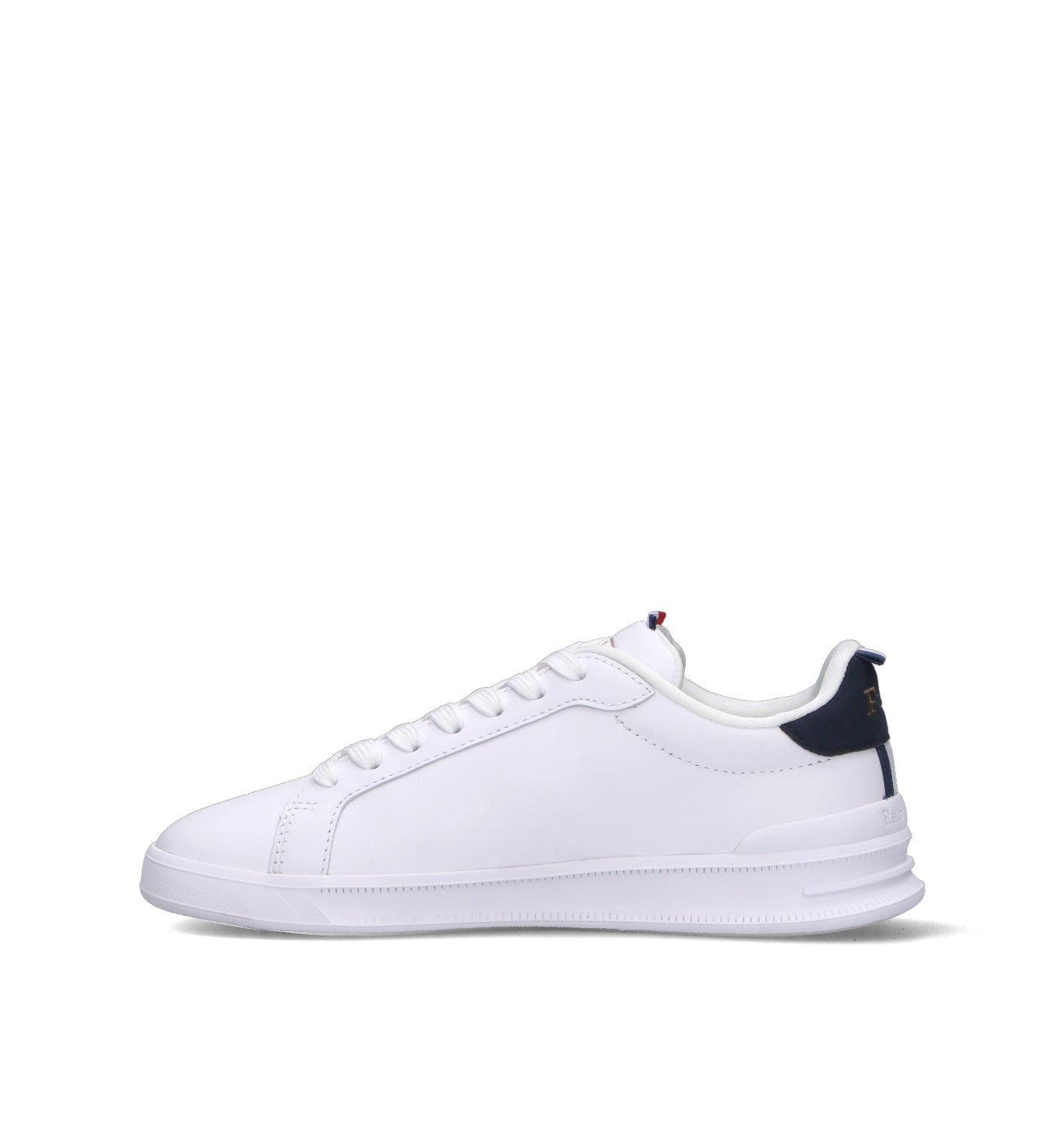 POLO RALPH LAUREN Sneaker donna bianca/blu in pelle