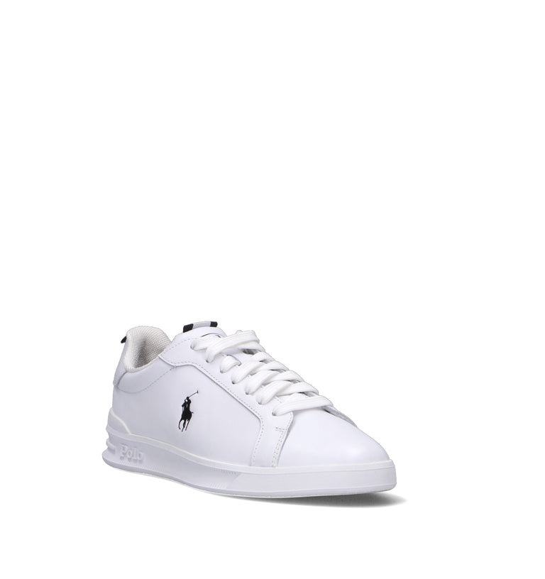 POLO SPORT Sneaker uomo bianca in pelle