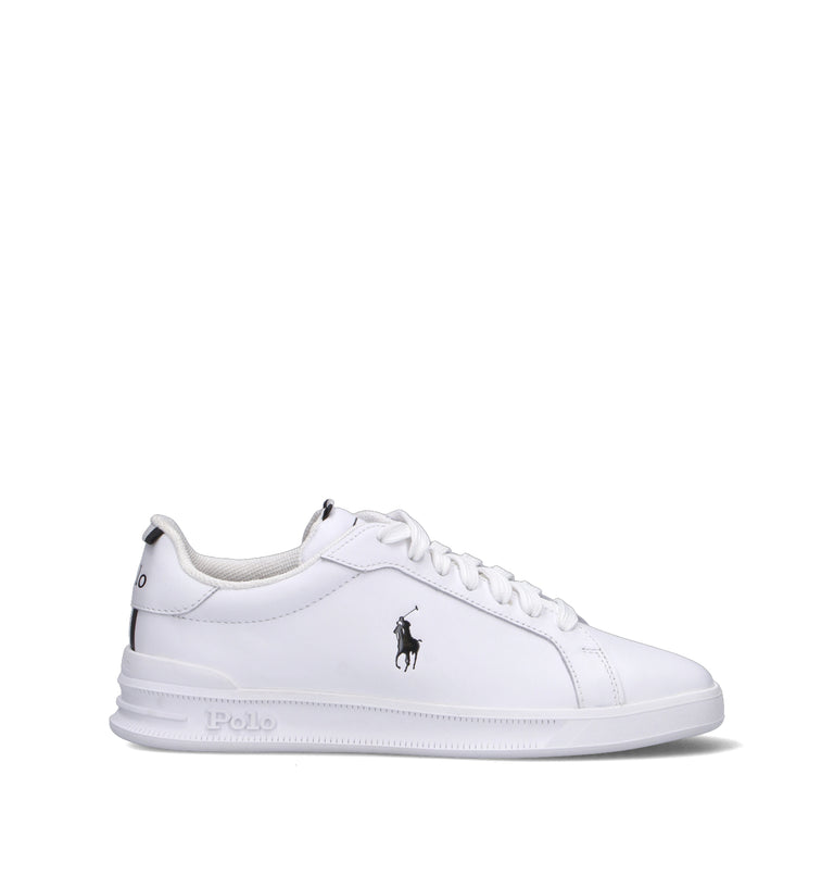 POLO SPORT Sneaker uomo bianca in pelle