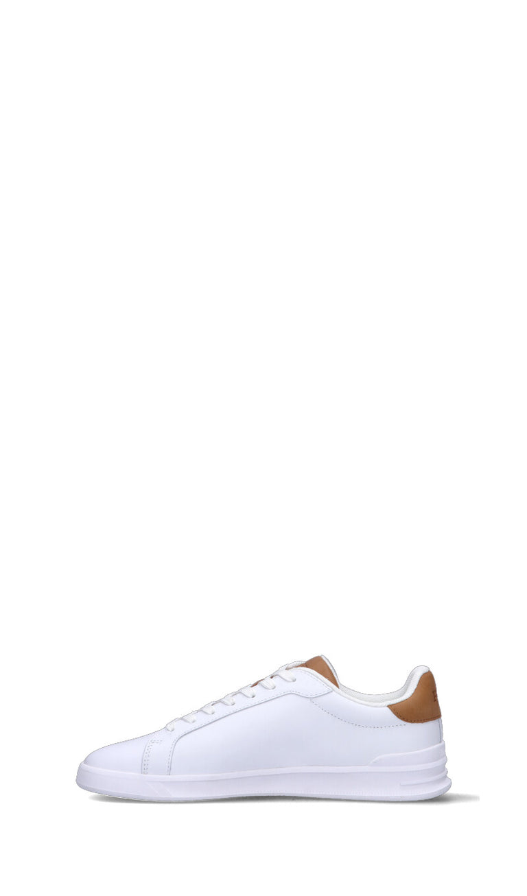 POLO SPORT Sneaker uomo bianca in pelle