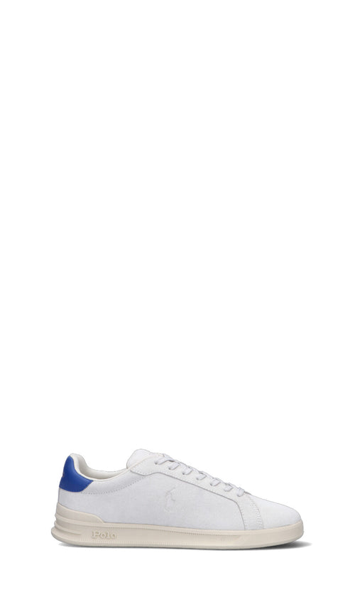 POLO SPORT Sneaker uomo bianca in suede