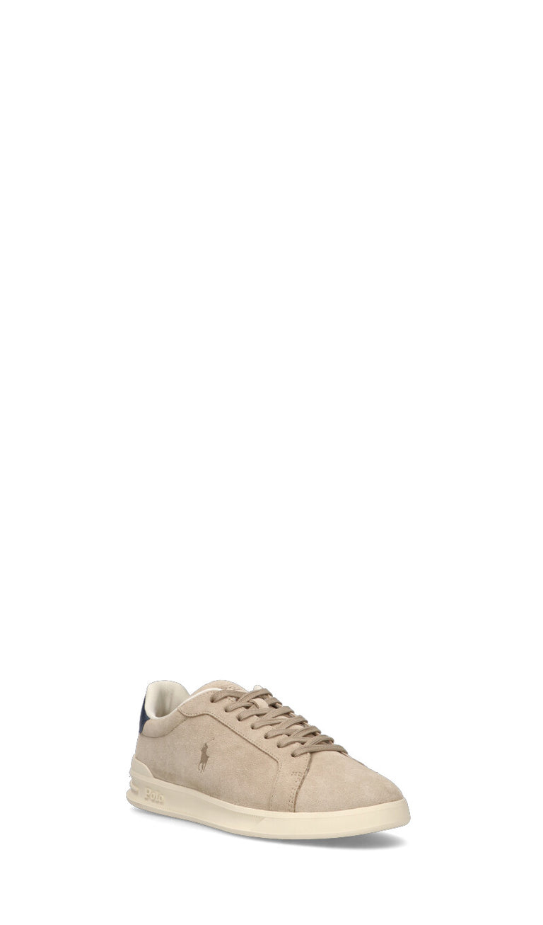 POLO SPORT Sneaker uomo grigia in suede