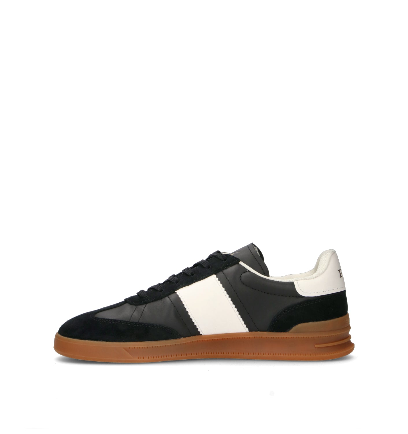 POLO SPORT Sneaker uomo nera in suede
