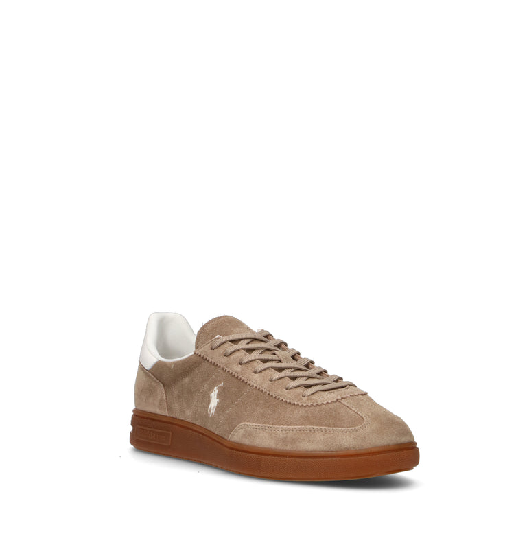 RALPH LAUREN Sneaker uomo taupe in suede