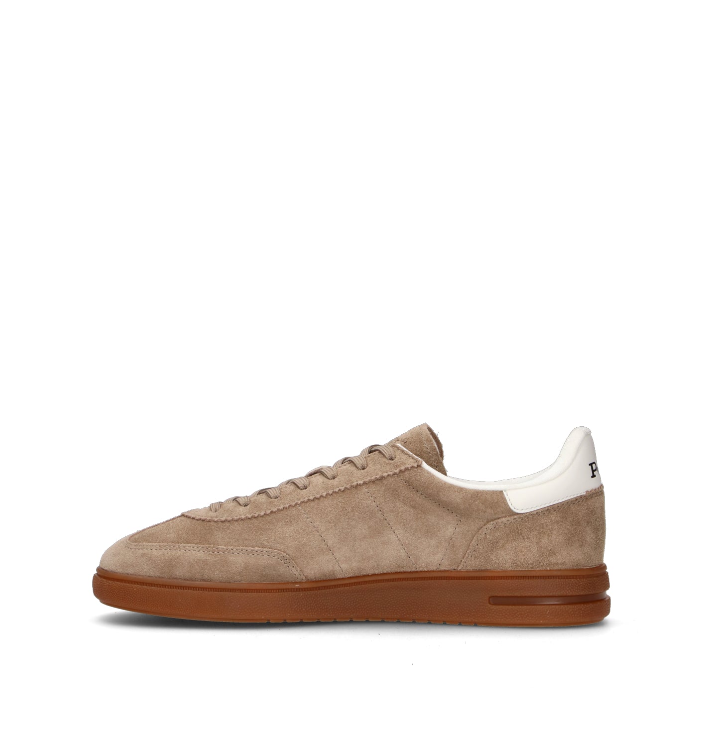 RALPH LAUREN Sneaker uomo taupe in suede