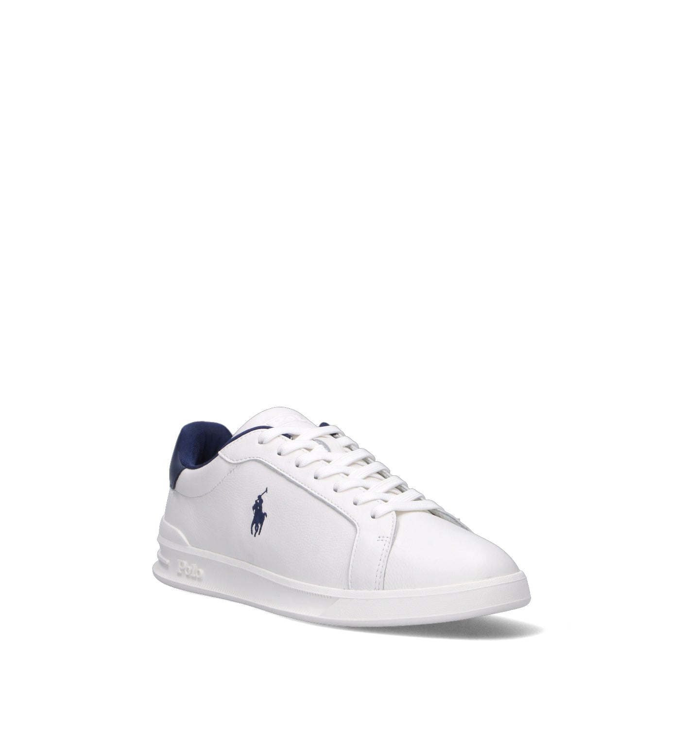 POLO SPORT Sneaker uomo bianca in pelle