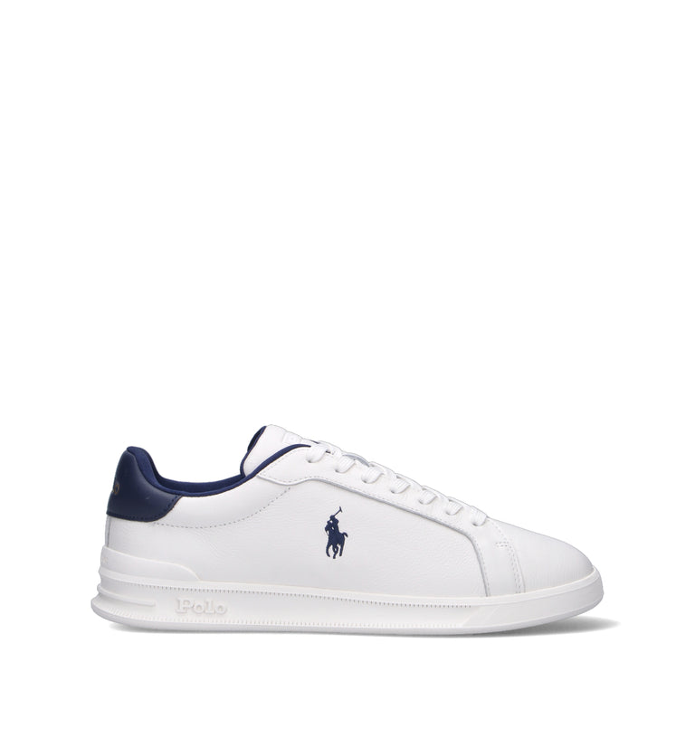 POLO SPORT Sneaker uomo bianca in pelle