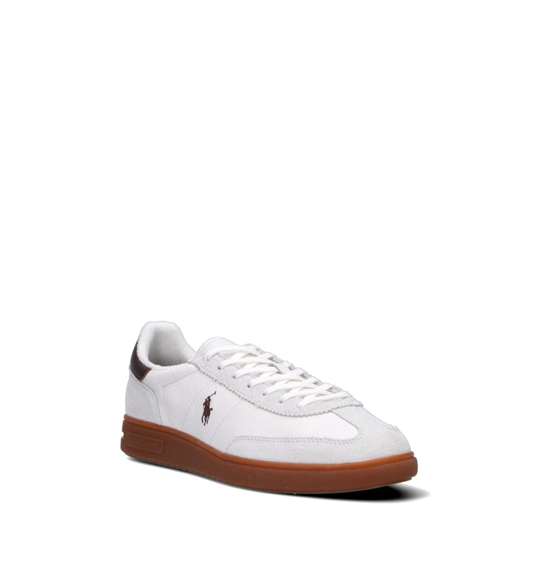 POLO SPORT Sneaker donna bianca in pelle.