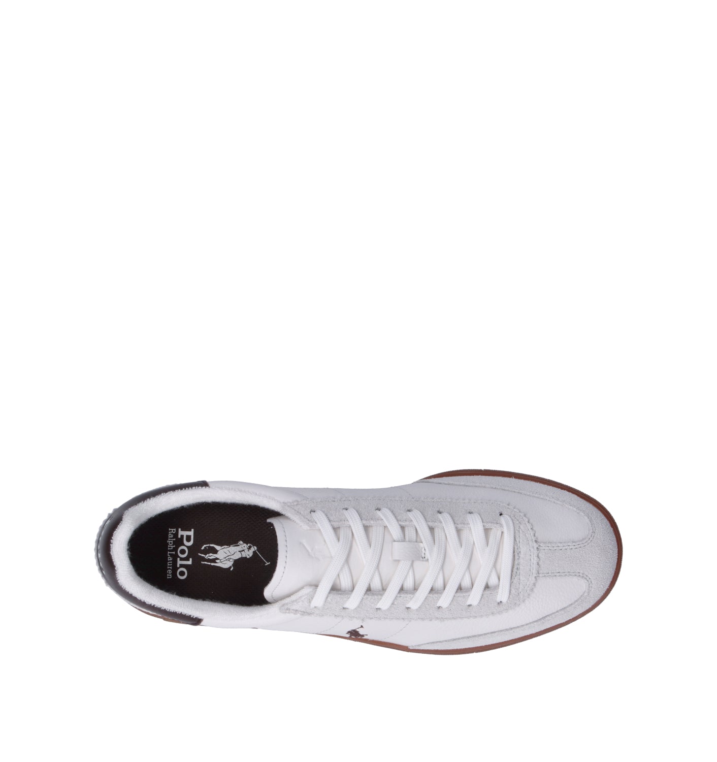 POLO SPORT Sneaker donna bianca in pelle.
