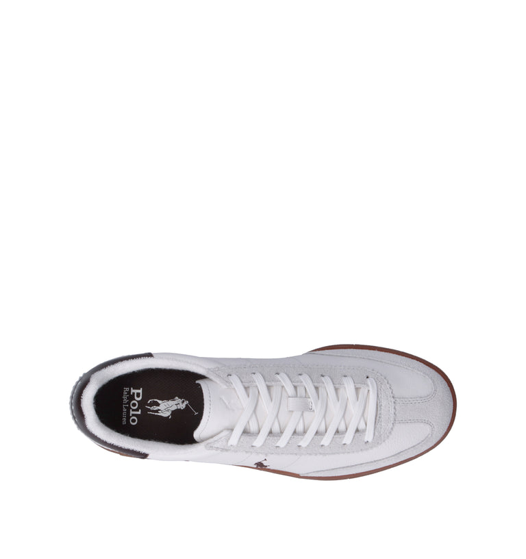 POLO SPORT Sneaker uomo bianca in pelle