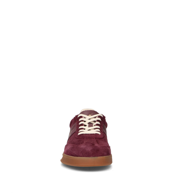 POLO SPORT Sneaker uomo bordeaux in suede