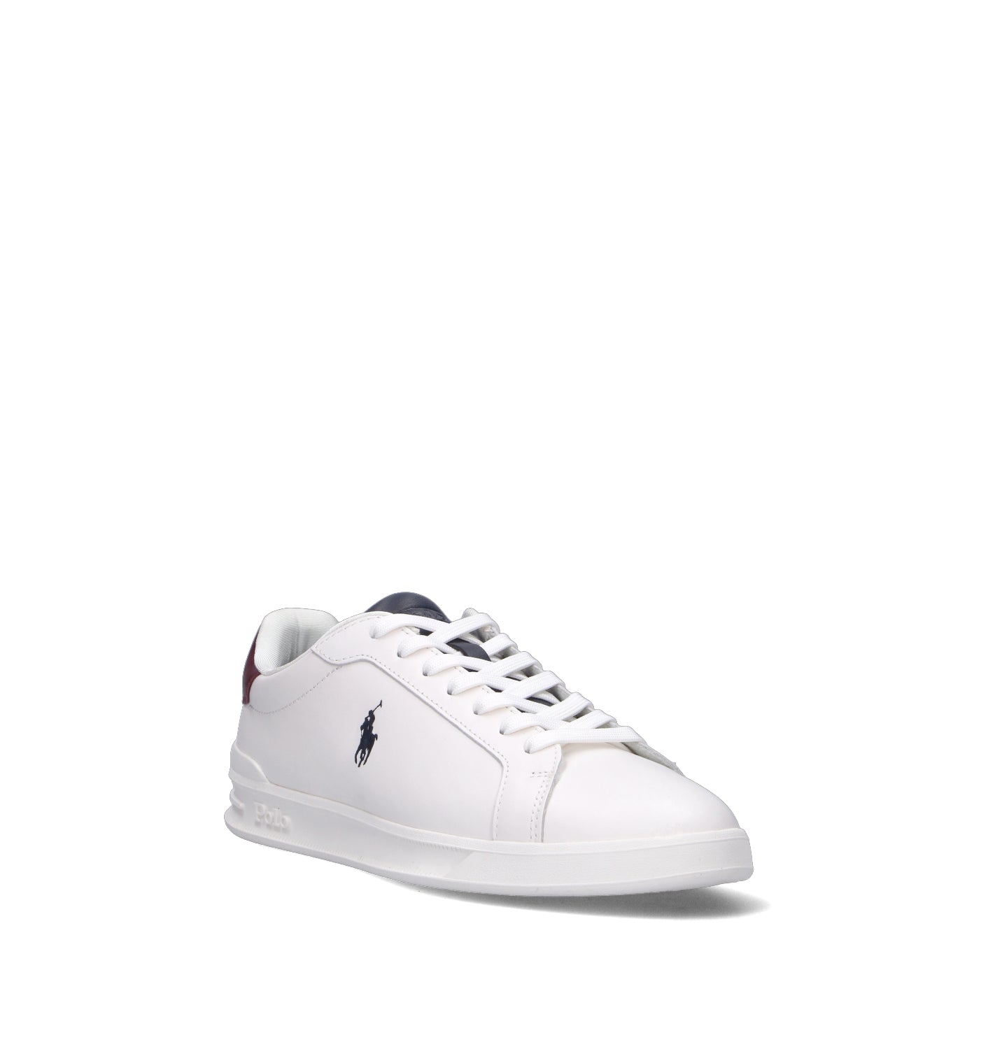 POLO SPORT Sneaker uomo bianca in pelle