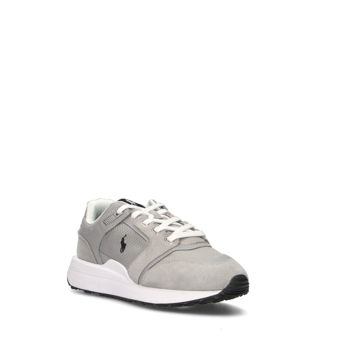 POLO SPORT Sneaker uomo grigia in suede