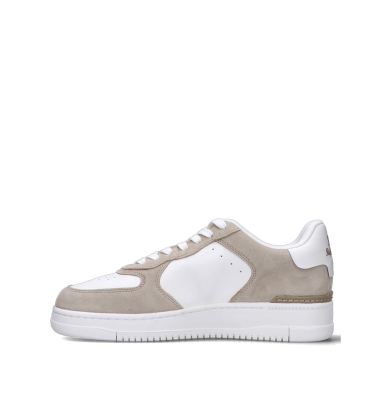 RALPH LAUREN Sneaker uomo bianca in pelle