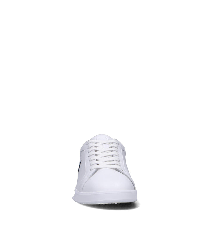 RALPH LAUREN Sneaker uomo bianca in pelle