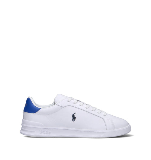 RALPH LAUREN Sneaker uomo bianca in pelle