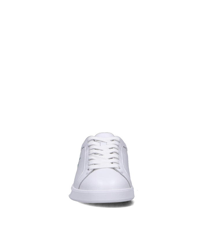 RALPH LAUREN Sneaker donna bianca/verde in pelle