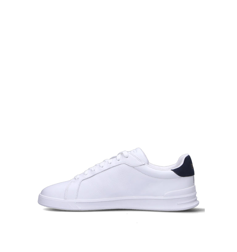 RALPH LAUREN Sneaker uomo bianca in pelle