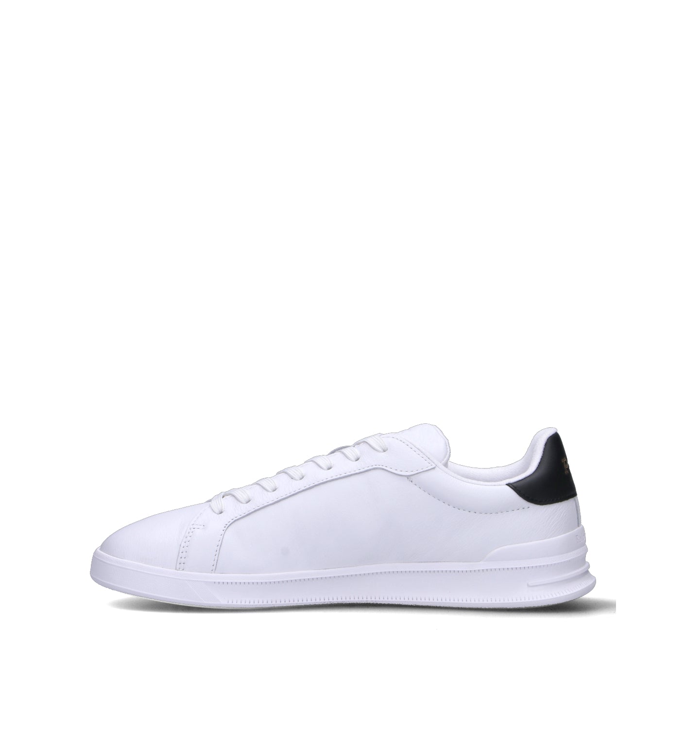 RALPH LAUREN Sneaker uomo bianca in pelle