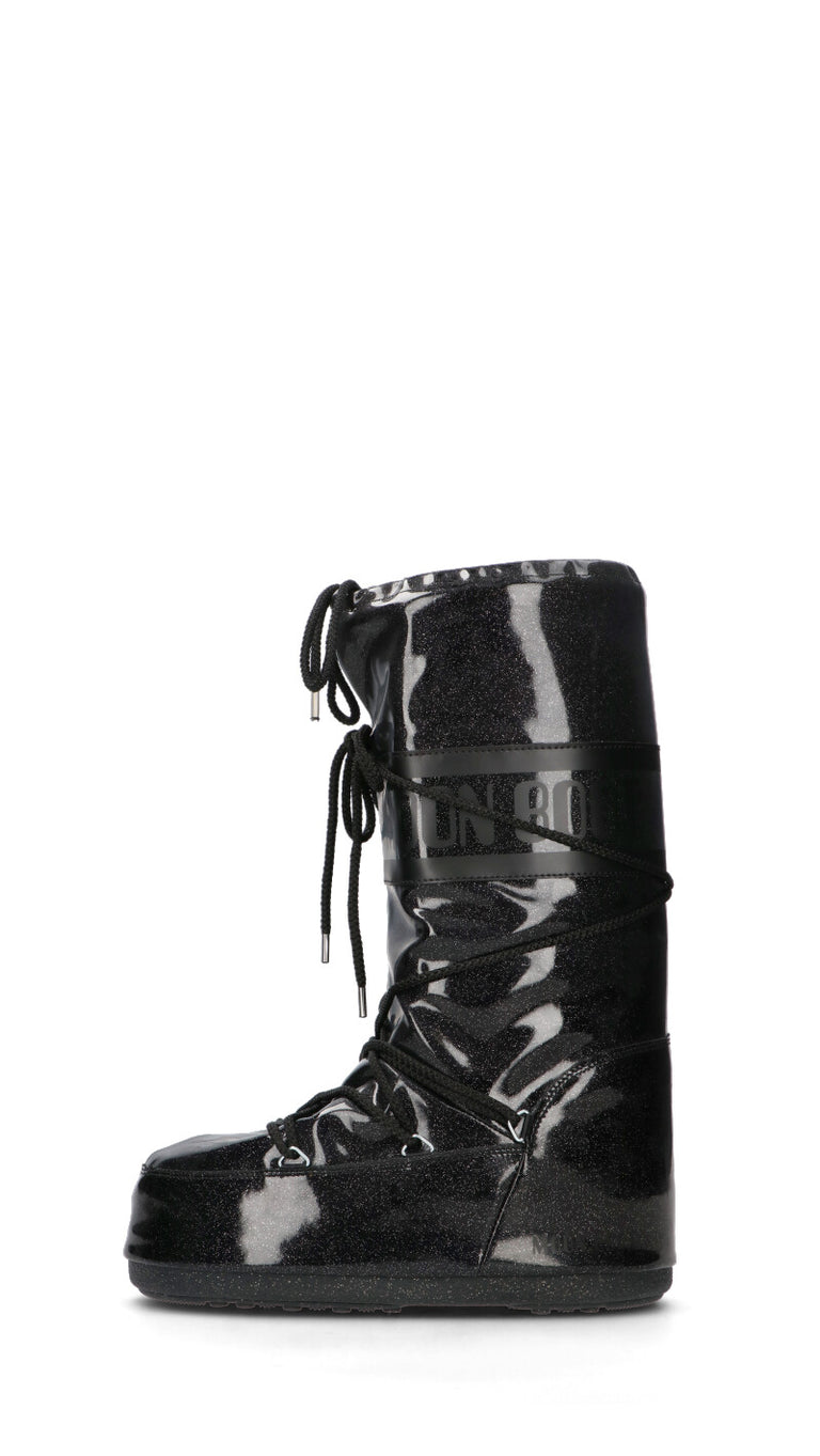 MOON BOOT - MB ICON GLITTER Doposci donna nero