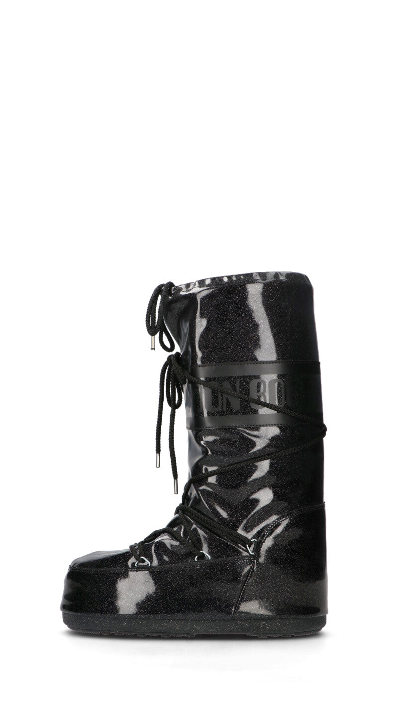 MOON BOOT - MB ICON GLITTER Doposci donna nero
