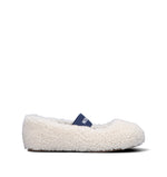 MOON BOOT SHEARLING BALLERINA Ballerina donna bianca in pelliccia
