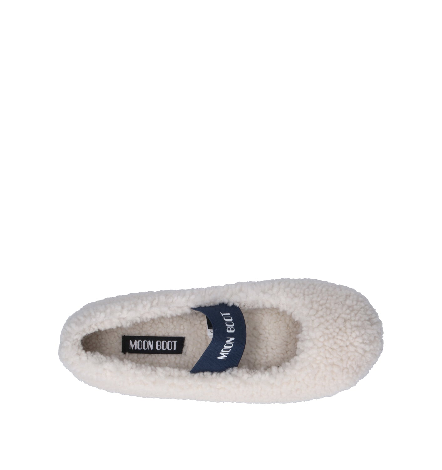 MOON BOOT SHEARLING BALLERINA Ballerina donna bianca in pelliccia