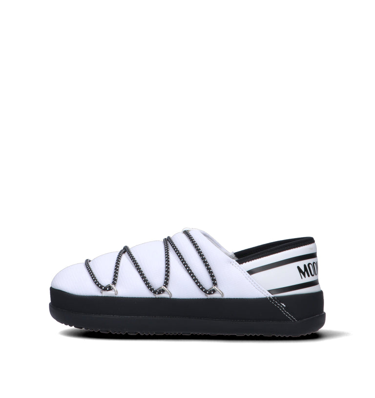 MOON BOOT ICON SLIPPER Slip on donna bianca