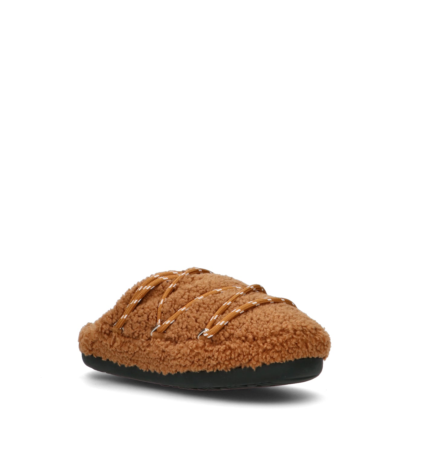 MOON BOOT TEDDY SLIPPER Sabot donna marrone
