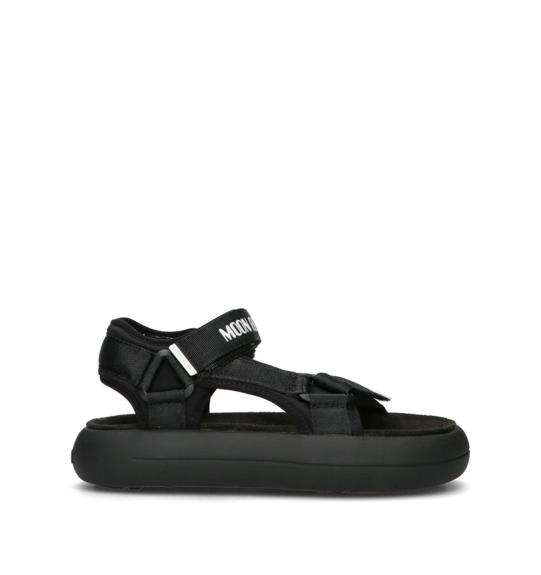 MOON BOOT SUPER SANDAL Sandalo donna nero