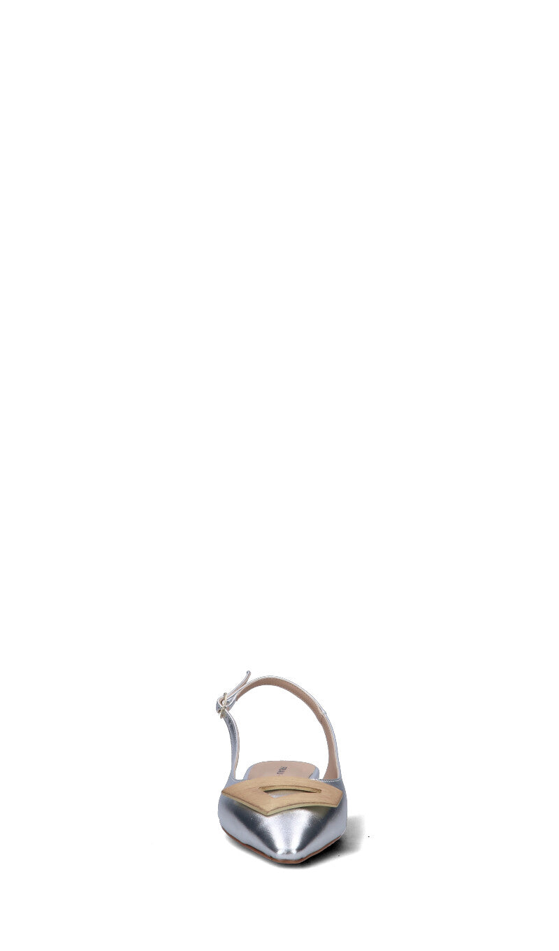 FRAU Slingback donna argento