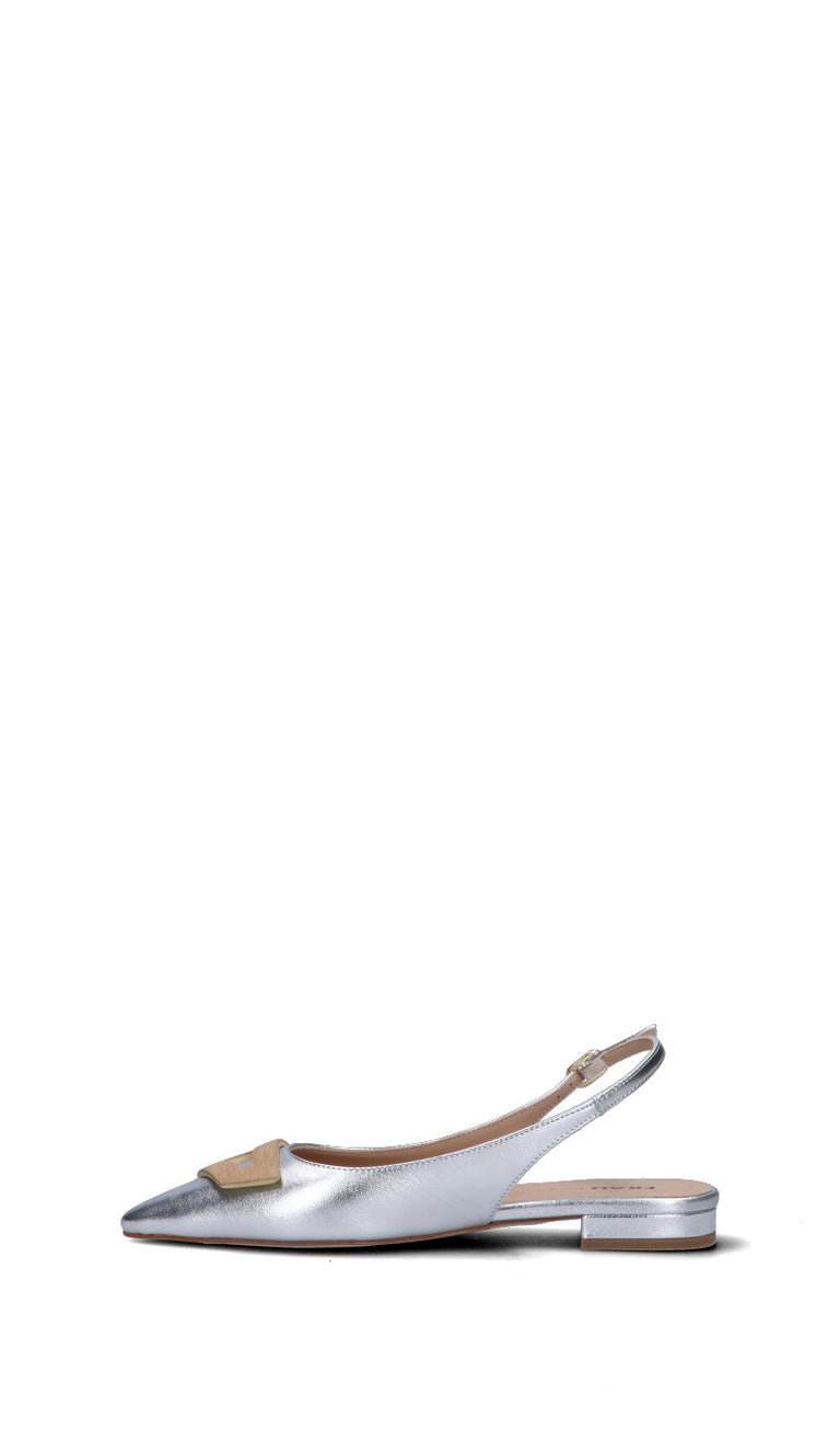 FRAU Slingback donna argento
