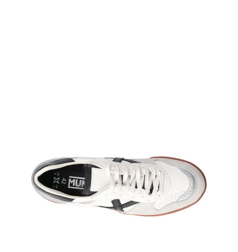 MUNICH CONTINENTAL Sneaker uomo bianca in pelle