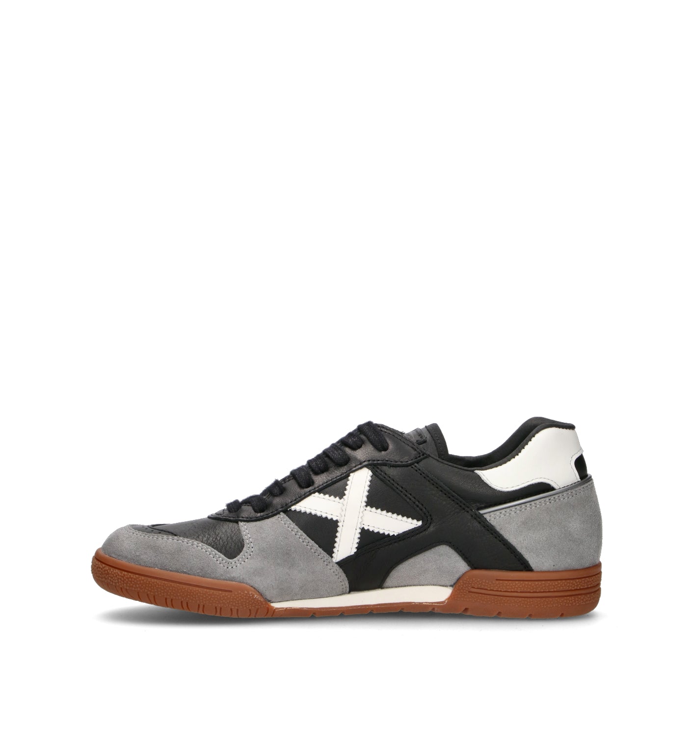 MUNICH CONTINENTAL Sneaker uomo nera in pelle