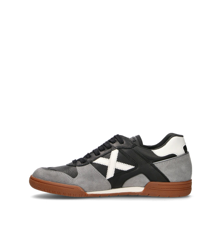 MUNICH CONTINENTAL Sneaker uomo nera in pelle