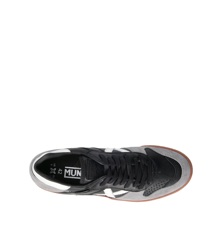 MUNICH CONTINENTAL Sneaker uomo nera in pelle