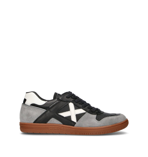 MUNICH CONTINENTAL Sneaker uomo nera in pelle
