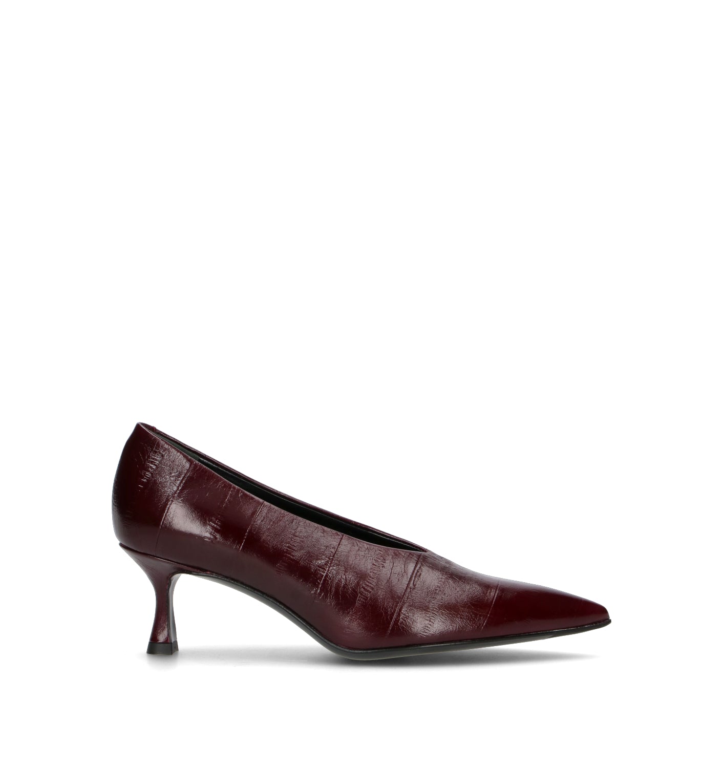 GUGLIELMO ROTTA Décolleté donna bordeaux in pelle