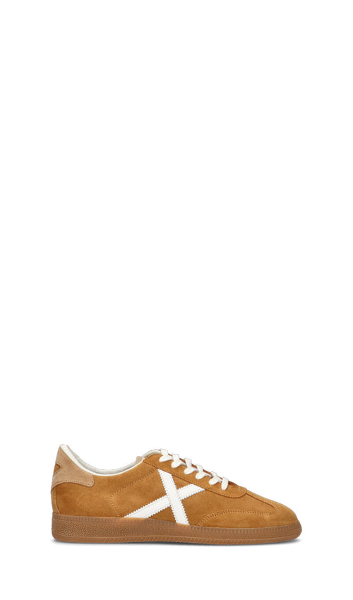MUNICH - BARRU Sneaker uomo cammello in suede
