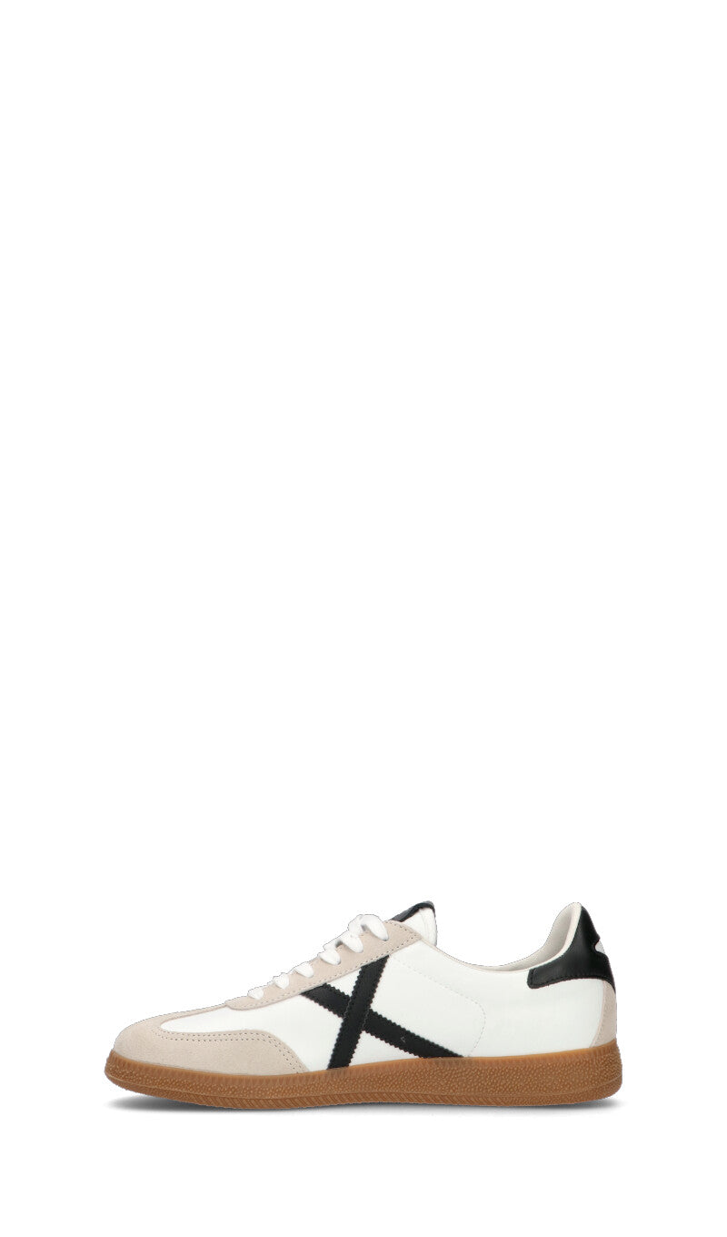MUNICH - X-COURT Sneaker uomo bianca/nera in pelle