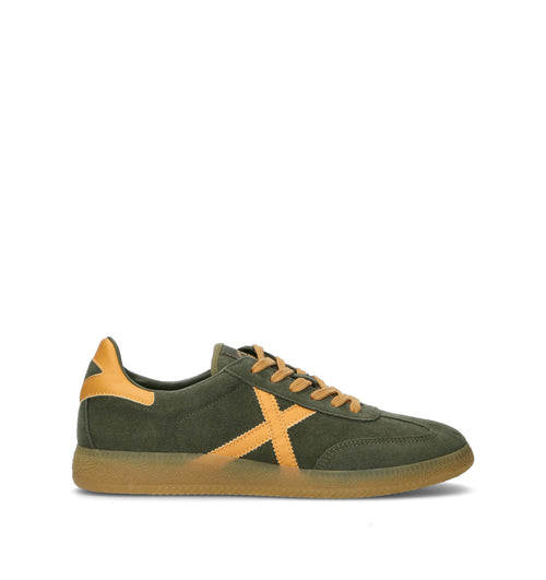 MUNICH BARRU Sneaker uomo militare in suede