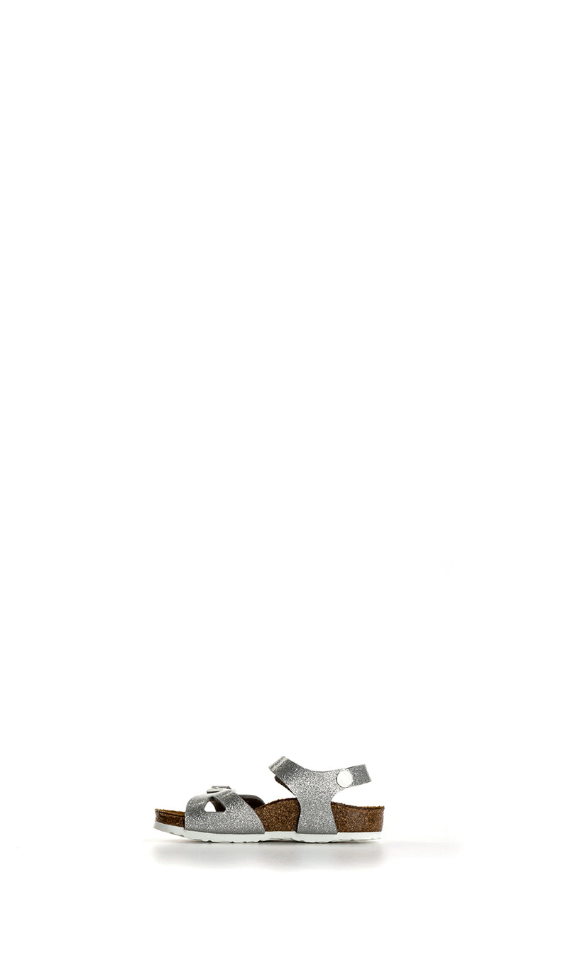BIRKENSTOCK RIO Sandalo bimba argento