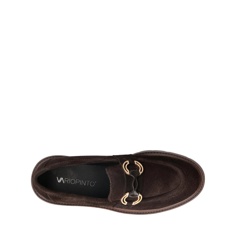 VARIOPINTO Mocassino donna testa di moro in suede