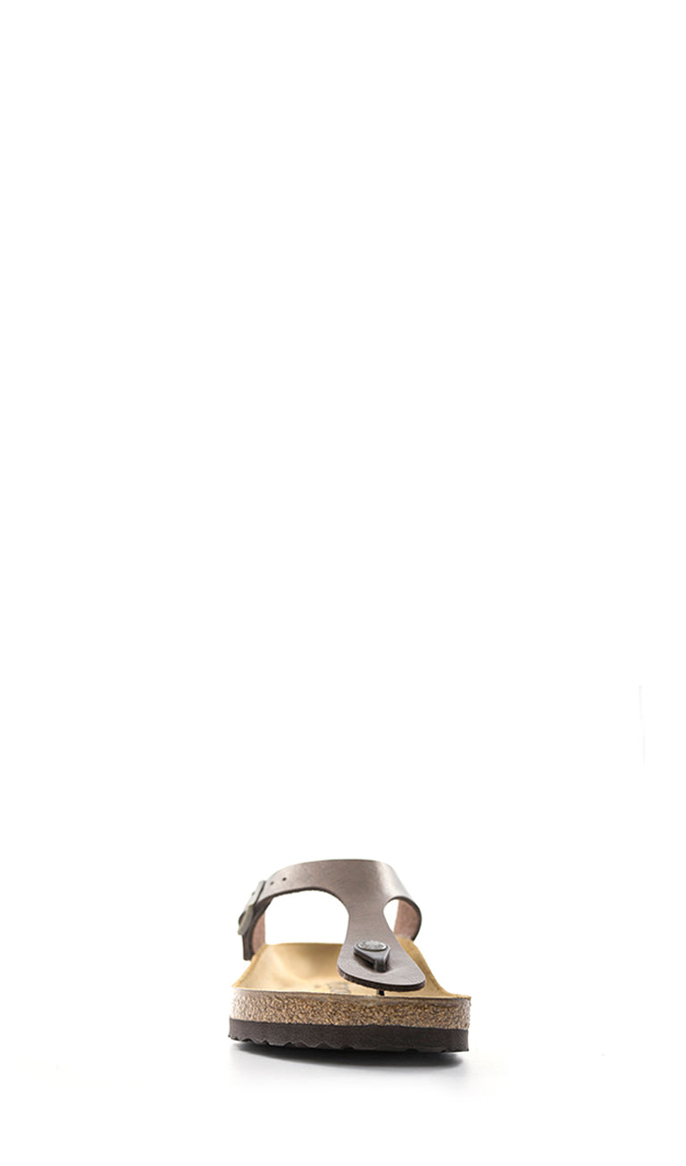 BIRKENSTOCK GIZEH Ciabatta donna marrone in pelle