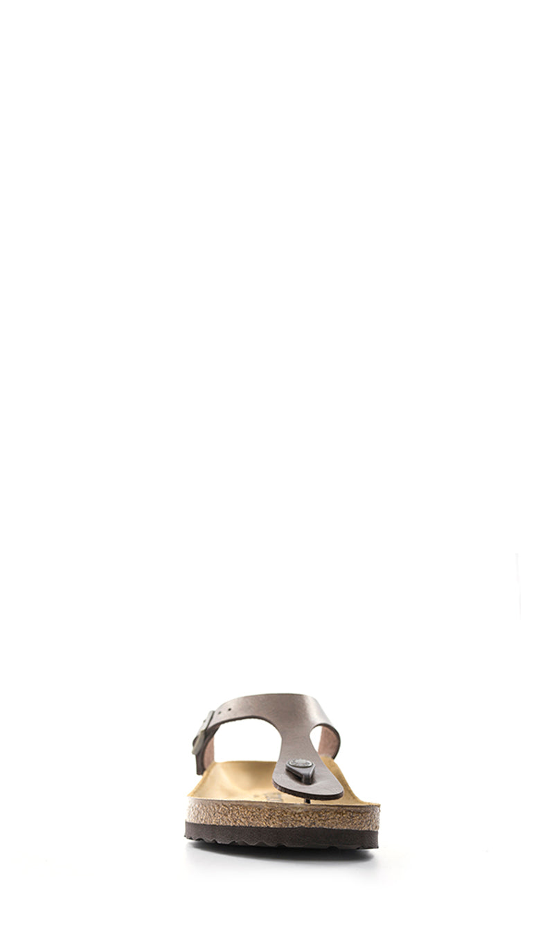 BIRKENSTOCK GIZEH Ciabatta donna marrone in pelle