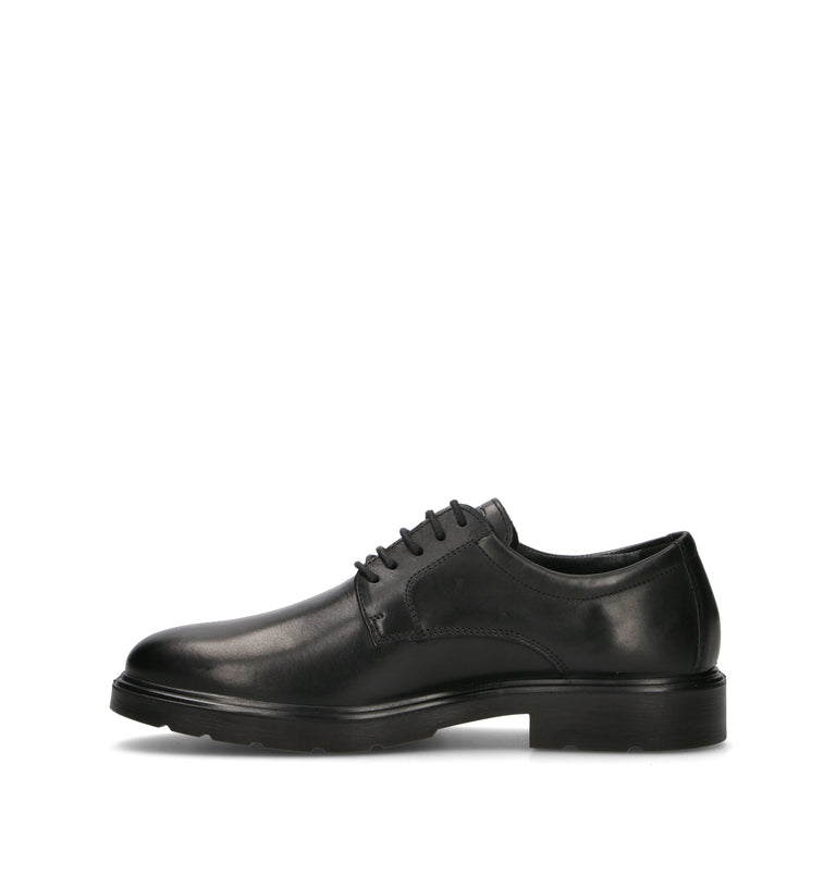 IGI&CO Stringata uomo nera in pelle